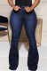 Fashion Casual Solid Plus Size High Waist Jeans