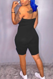 Sexy Fashion Tight Strapless Romper