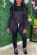 Fashion Casual Long Sleeve O Neck Regular Sleeve Regular Solid Two Pieces