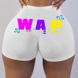 Fashion Casual Skinny Print Shorts