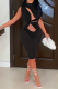 Fashion Solid Mesh Half A Turtleneck Skinny Rompers