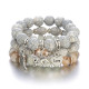 Bohemian Beaded Pendants Bracelet