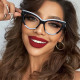 Fashion Patchwork Contrast Sunglasses