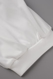 Casual Solid Bandage Patchwork Buckle Turndown Collar Straight Dresses