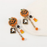 Street Daily Party Patchwork Rhinestone Earrings