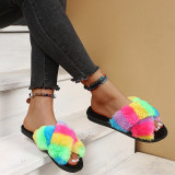 Casual Daily Living Patchwork Round Comfortable Shoes