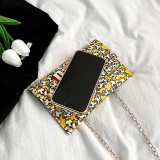 Casual Daily Print Patchwork Chains Bags