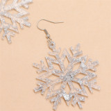 Daily Simplicity Snowflake Patchwork Earrings