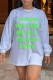 Casual Street Print Patchwork O Neck T-shirt Dress Dresses