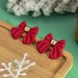 Casual Daily Party Solid Patchwork With Bow Earrings