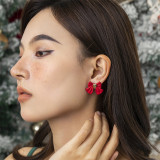 Casual Daily Party Solid Patchwork With Bow Earrings