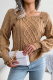 Casual Solid Basic O Neck Tops