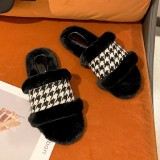 Casual Patchwork Round Keep Warm Comfortable Shoes