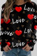 Casual Print Patchwork O Neck Tops