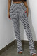 Street Solid Patchwork Skinny High Waist Pencil Patchwork Bottoms