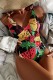 Sexy Print Backless Swimwears (With Paddings)