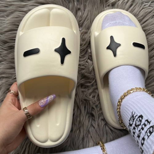 Casual Living Printing Round Comfortable Shoes