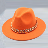 Street Celebrities Patchwork Chains Hat