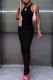 Casual Solid Basic O Neck Long Dress Dresses