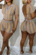 Casual Print Patchwork Turndown Collar Plus Size Two Pieces