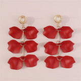 Casual Solid Patchwork Earrings