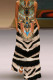 Casual Vintage Print Patchwork V Neck Straight Dresses