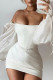 Sexy Street Celebrities Solid Backless Strap Design Zipper Strapless One Step Skirt Dresses