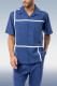 Color Block Short Sleeve Walking Set Available in 4 Colors