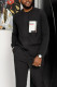 Men's Casual Color Blocking Long Sleeve Walking Suit-168