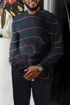 Men's Casual Color Blocking Long Sleeve Walking Suit-185