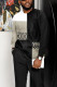 Men's Casual Color Blocking Long Sleeve Walking Suit-013