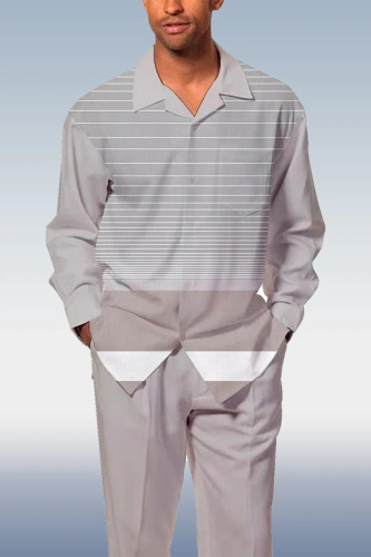 Men's Fashion Casual Long Sleeve Walking Suit 005