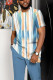Men's Casual Colorblock Walking Suit-038