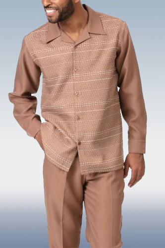 Men's Fashion Casual Long Sleeve Walking Suit 018