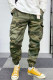 Casual Street Camouflage Print Patchwork High Waist Pencil Full Print Pants