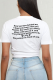 Casual Simplicity Print Patchwork Letter O Neck T-Shirts