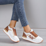 Casual Sportswear Daily Patchwork Printing Round Comfortable Out Door Sport Shoes
