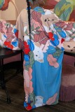 Casual Print Cardigan Outerwear