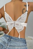 Sexy Solid Butterfly Patchwork Backless Lingerie