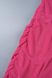 Sexy Solid Patchwork Backless Off the Shoulder Wrapped Skirt Dresses