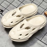 Casual Hollowed Out Solid Color Round Comfortable Shoes