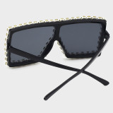 Fashion Casual Patchwork Rhinestone Sunglasses