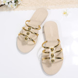 Casual Daily Patchwork Round Comfortable Shoes