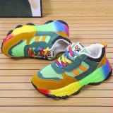 Casual Sportswear Daily Patchwork Round Out Door Shoes