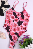 Fashion Sexy Print Backless Swimwears