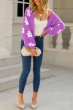 Casual Daily Patchwork Cardigan Outerwear