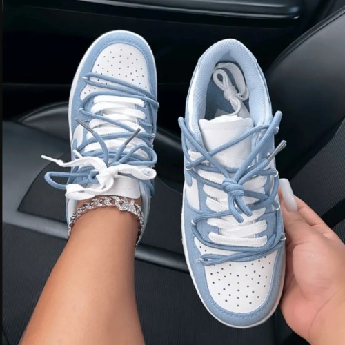 Casual Patchwork Contrast Round Comfortable Out Door Shoes