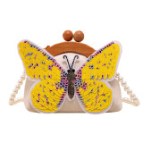 Casual Patchwork Butterfly Sequins Pearl Bags