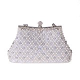 Casual Daily Patchwork Chains Pearl Bags