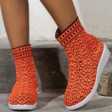 Casual Patchwork Round Comfortable Out Door Shoes